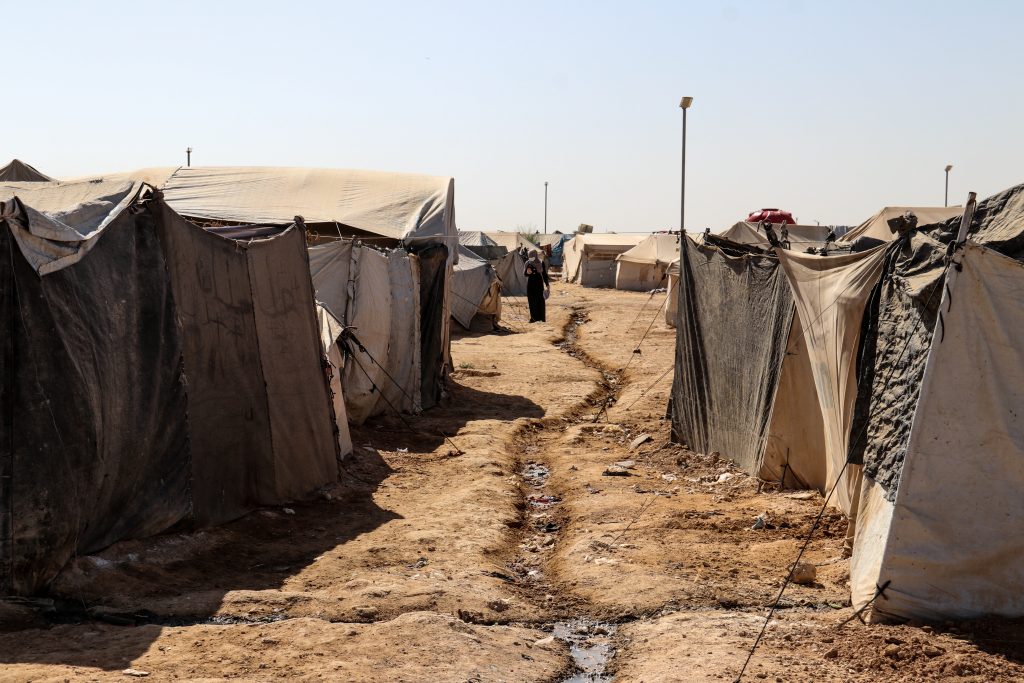 al-Hol camp in Syria