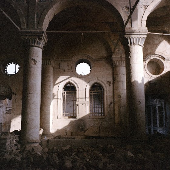 The interior of Al-Tahira church